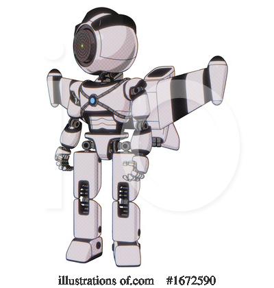 Royalty-Free (RF) Robot Clipart Illustration by Leo Blanchette - Stock Sample #1672590