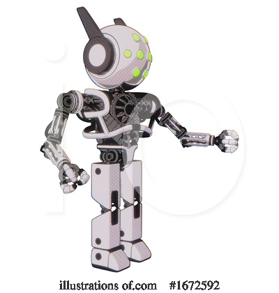 Royalty-Free (RF) Robot Clipart Illustration by Leo Blanchette - Stock Sample #1672592