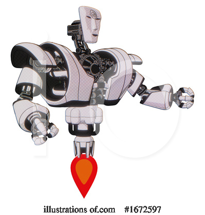 Royalty-Free (RF) Robot Clipart Illustration by Leo Blanchette - Stock Sample #1672597
