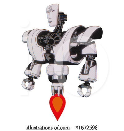 Royalty-Free (RF) Robot Clipart Illustration by Leo Blanchette - Stock Sample #1672598