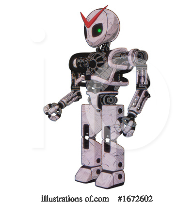 Royalty-Free (RF) Robot Clipart Illustration by Leo Blanchette - Stock Sample #1672602