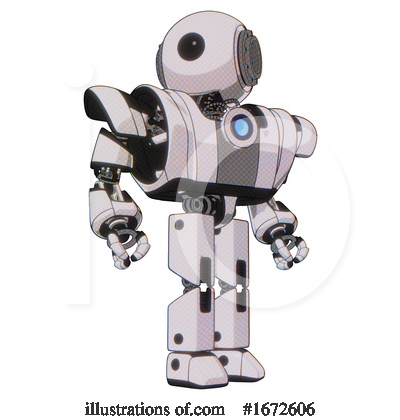 Royalty-Free (RF) Robot Clipart Illustration by Leo Blanchette - Stock Sample #1672606