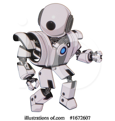 Royalty-Free (RF) Robot Clipart Illustration by Leo Blanchette - Stock Sample #1672607