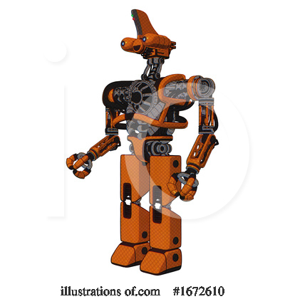 Royalty-Free (RF) Robot Clipart Illustration by Leo Blanchette - Stock Sample #1672610