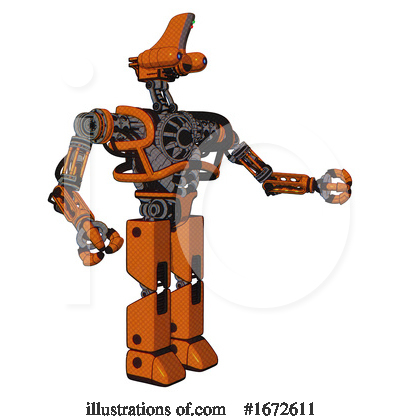 Royalty-Free (RF) Robot Clipart Illustration by Leo Blanchette - Stock Sample #1672611
