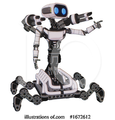 Royalty-Free (RF) Robot Clipart Illustration by Leo Blanchette - Stock Sample #1672612