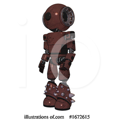 Royalty-Free (RF) Robot Clipart Illustration by Leo Blanchette - Stock Sample #1672615