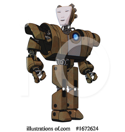 Royalty-Free (RF) Robot Clipart Illustration by Leo Blanchette - Stock Sample #1672624