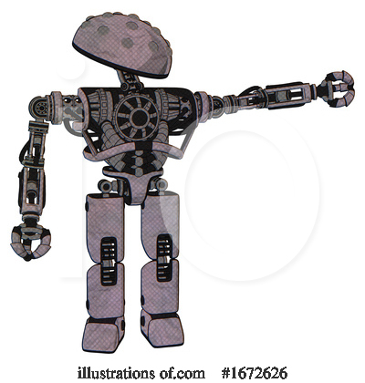 Royalty-Free (RF) Robot Clipart Illustration by Leo Blanchette - Stock Sample #1672626