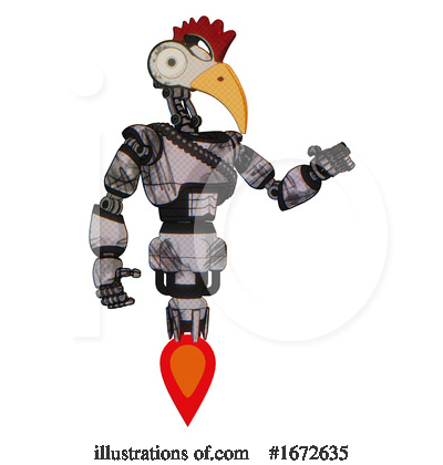 Royalty-Free (RF) Robot Clipart Illustration by Leo Blanchette - Stock Sample #1672635