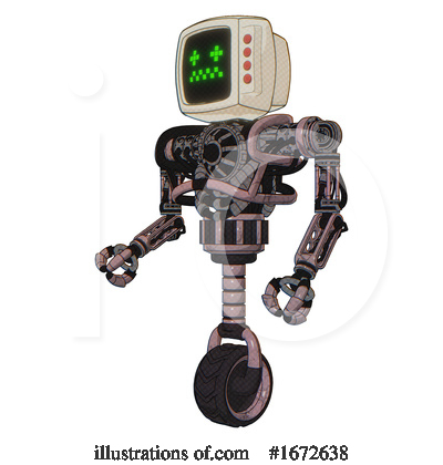 Royalty-Free (RF) Robot Clipart Illustration by Leo Blanchette - Stock Sample #1672638