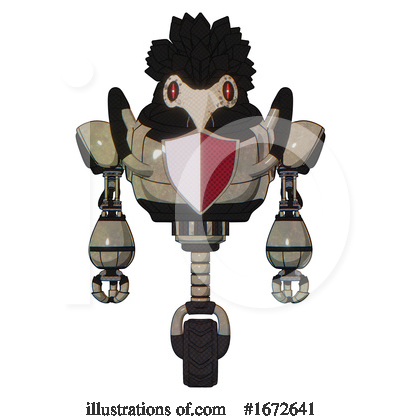 Royalty-Free (RF) Robot Clipart Illustration by Leo Blanchette - Stock Sample #1672641