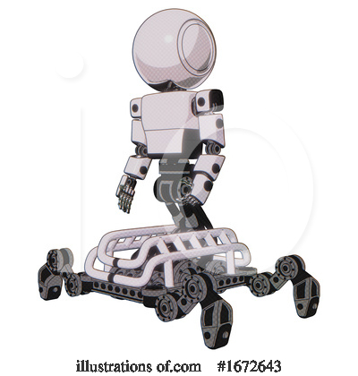 Royalty-Free (RF) Robot Clipart Illustration by Leo Blanchette - Stock Sample #1672643