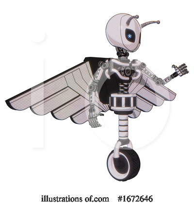 Royalty-Free (RF) Robot Clipart Illustration by Leo Blanchette - Stock Sample #1672646