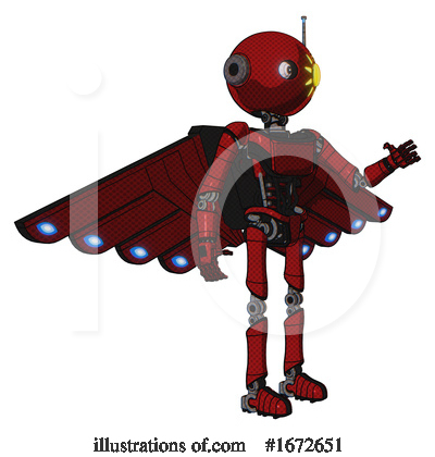 Royalty-Free (RF) Robot Clipart Illustration by Leo Blanchette - Stock Sample #1672651