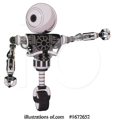 Royalty-Free (RF) Robot Clipart Illustration by Leo Blanchette - Stock Sample #1672652