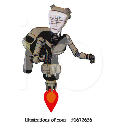 Royalty-Free (RF) Robot Clipart Illustration by Leo Blanchette - Stock Sample #1672656
