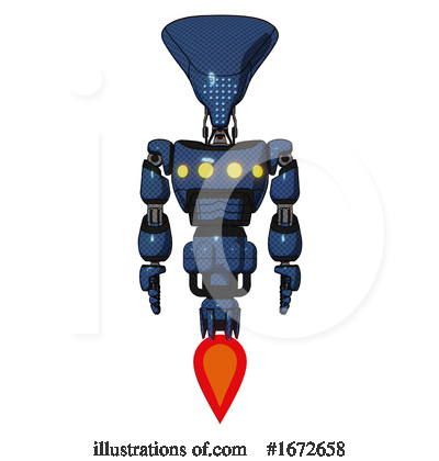 Royalty-Free (RF) Robot Clipart Illustration by Leo Blanchette - Stock Sample #1672658