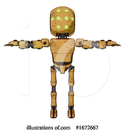 Royalty-Free (RF) Robot Clipart Illustration by Leo Blanchette - Stock Sample #1672667
