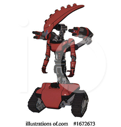 Royalty-Free (RF) Robot Clipart Illustration by Leo Blanchette - Stock Sample #1672673