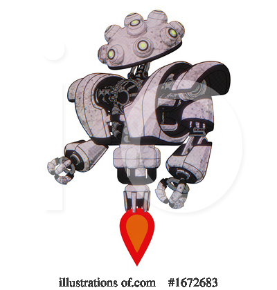 Royalty-Free (RF) Robot Clipart Illustration by Leo Blanchette - Stock Sample #1672683
