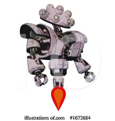 Royalty-Free (RF) Robot Clipart Illustration by Leo Blanchette - Stock Sample #1672684
