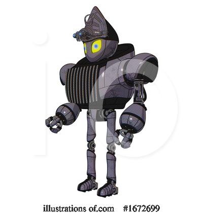 Royalty-Free (RF) Robot Clipart Illustration by Leo Blanchette - Stock Sample #1672699
