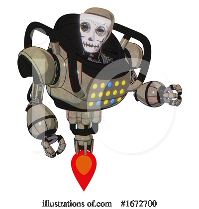 Royalty-Free (RF) Robot Clipart Illustration by Leo Blanchette - Stock Sample #1672700