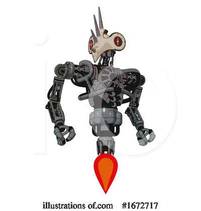Royalty-Free (RF) Robot Clipart Illustration by Leo Blanchette - Stock Sample #1672717