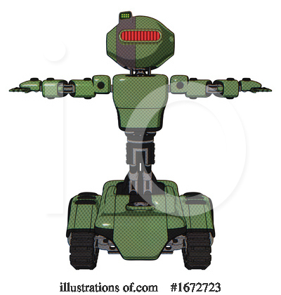 Royalty-Free (RF) Robot Clipart Illustration by Leo Blanchette - Stock Sample #1672723