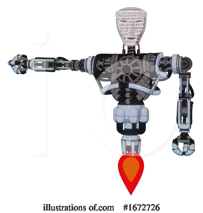 Royalty-Free (RF) Robot Clipart Illustration by Leo Blanchette - Stock Sample #1672726