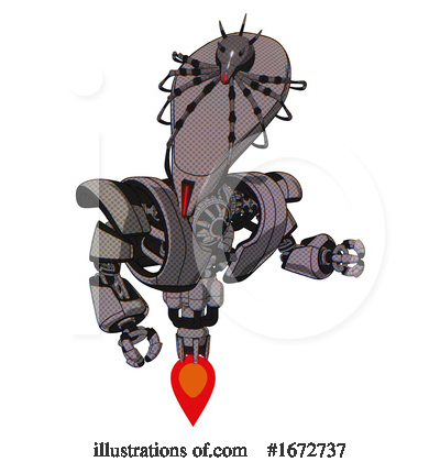 Royalty-Free (RF) Robot Clipart Illustration by Leo Blanchette - Stock Sample #1672737