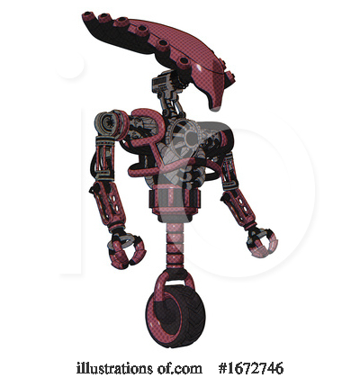 Royalty-Free (RF) Robot Clipart Illustration by Leo Blanchette - Stock Sample #1672746