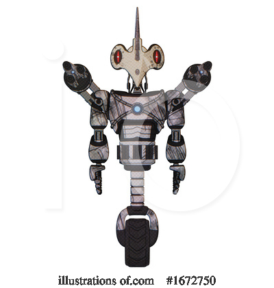 Royalty-Free (RF) Robot Clipart Illustration by Leo Blanchette - Stock Sample #1672750
