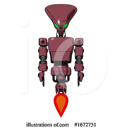 Royalty-Free (RF) Robot Clipart Illustration by Leo Blanchette - Stock Sample #1672751