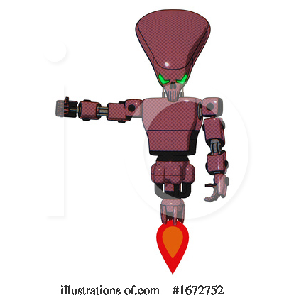 Royalty-Free (RF) Robot Clipart Illustration by Leo Blanchette - Stock Sample #1672752