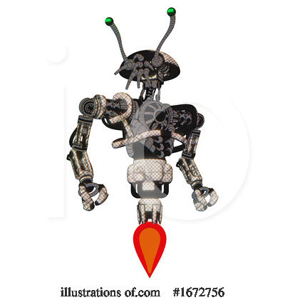 Royalty-Free (RF) Robot Clipart Illustration by Leo Blanchette - Stock Sample #1672756