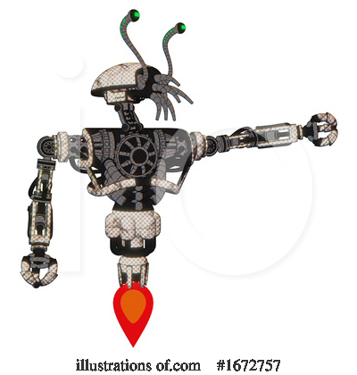 Royalty-Free (RF) Robot Clipart Illustration by Leo Blanchette - Stock Sample #1672757