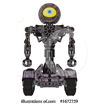 Royalty-Free (RF) Robot Clipart Illustration by Leo Blanchette - Stock Sample #1672759