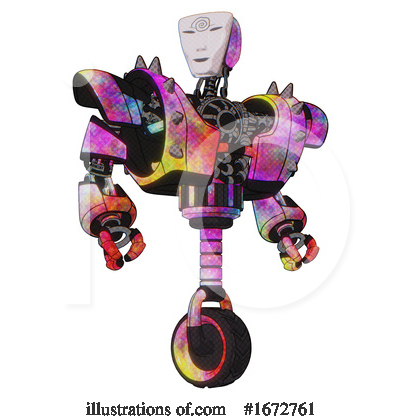 Royalty-Free (RF) Robot Clipart Illustration by Leo Blanchette - Stock Sample #1672761