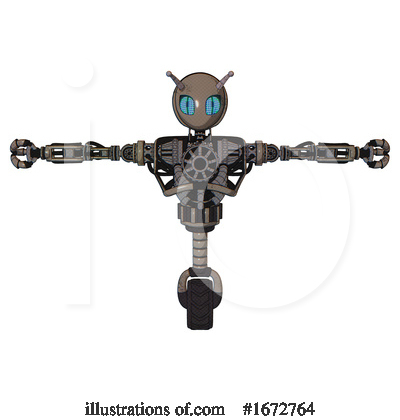 Royalty-Free (RF) Robot Clipart Illustration by Leo Blanchette - Stock Sample #1672764