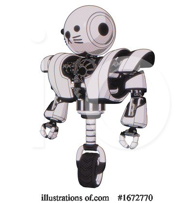 Royalty-Free (RF) Robot Clipart Illustration by Leo Blanchette - Stock Sample #1672770