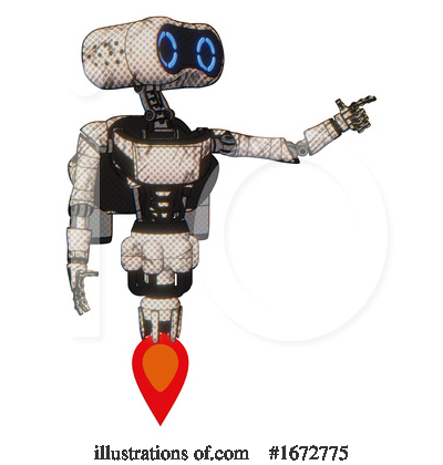 Royalty-Free (RF) Robot Clipart Illustration by Leo Blanchette - Stock Sample #1672775