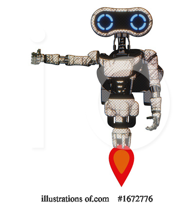 Royalty-Free (RF) Robot Clipart Illustration by Leo Blanchette - Stock Sample #1672776