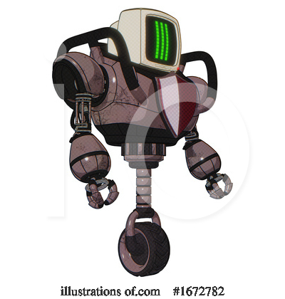 Royalty-Free (RF) Robot Clipart Illustration by Leo Blanchette - Stock Sample #1672782