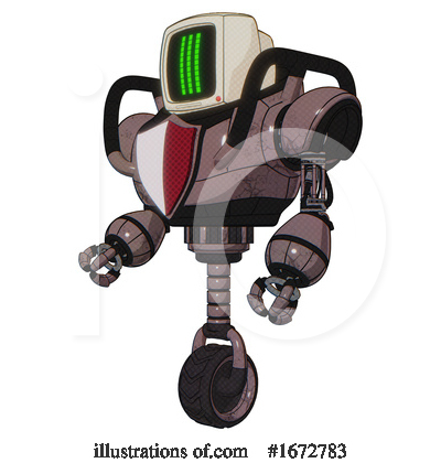 Royalty-Free (RF) Robot Clipart Illustration by Leo Blanchette - Stock Sample #1672783