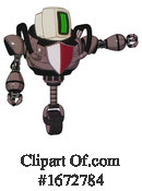 Robot Clipart #1672784 by Leo Blanchette