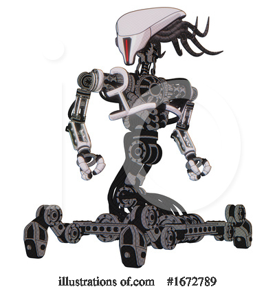 Royalty-Free (RF) Robot Clipart Illustration by Leo Blanchette - Stock Sample #1672789