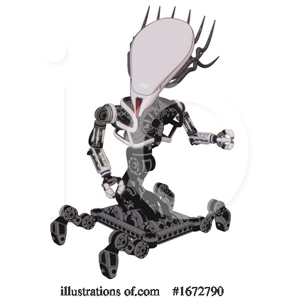 Royalty-Free (RF) Robot Clipart Illustration by Leo Blanchette - Stock Sample #1672790