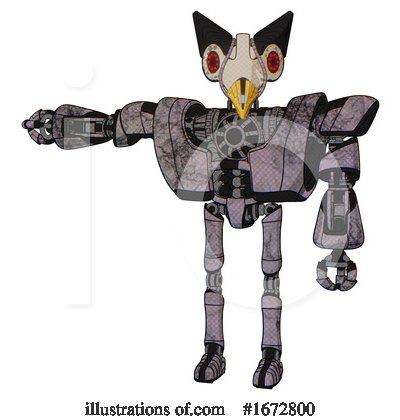 Royalty-Free (RF) Robot Clipart Illustration by Leo Blanchette - Stock Sample #1672800